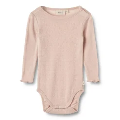 Discount Liea Uld/silke Body Langærmet - Pale Lilac Uldbodyer|Bodystocking Langærmet