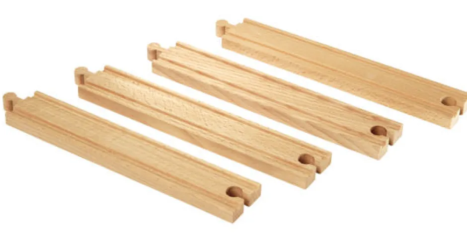 Outlet Lige skinner, lange - FSC® Togbaner & Tog