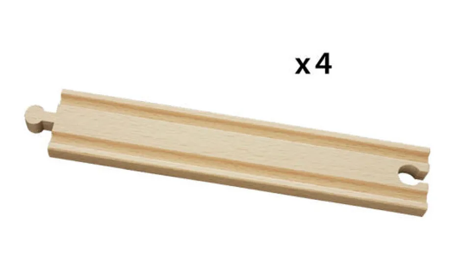 Outlet Lige skinner, lange - FSC® Togbaner & Tog