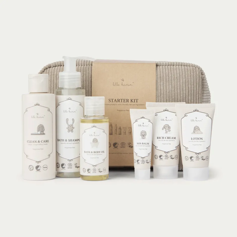 Starterkit Plejeartikler Til Baby