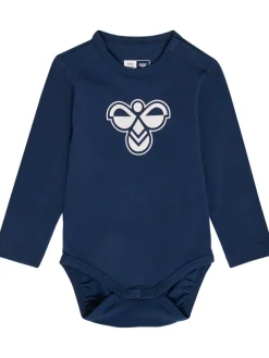 Hot Logo Langærmet Body - Dress Blue Bodystocking Langærmet