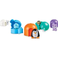 Hot Lær om tal og farver - Aktivitetssæt m. polardyr Aktivitetslegetøj