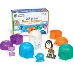 Hot Lær om tal og farver - Aktivitetssæt m. polardyr Aktivitetslegetøj