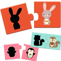 Online Lærespil - Skygger Puslespil