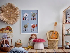 New Lue puf rød Børn Bænke & Skamler