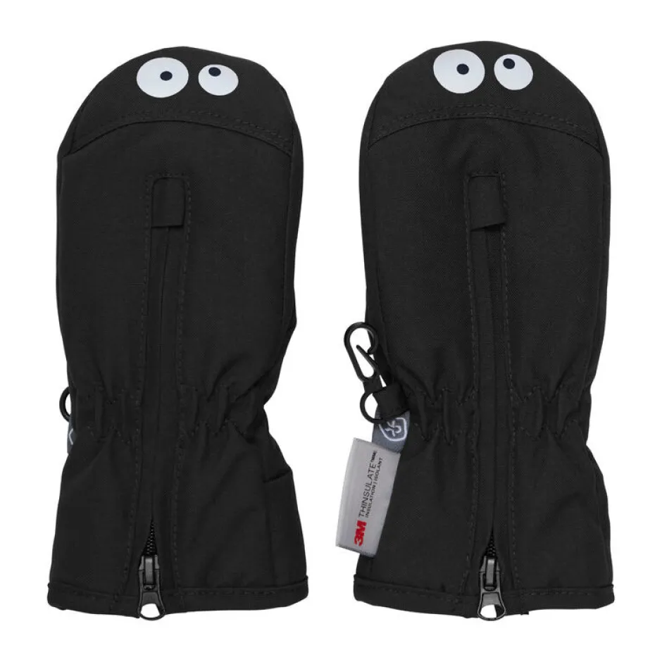 Outlet Luffer m. lynlås - Black Luffer & Vanter