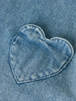 Sale Lulia Denim Spencer - Medium blue denim Kjoler