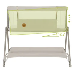 Best Luna vugge - beige Børn Side By Side Senge