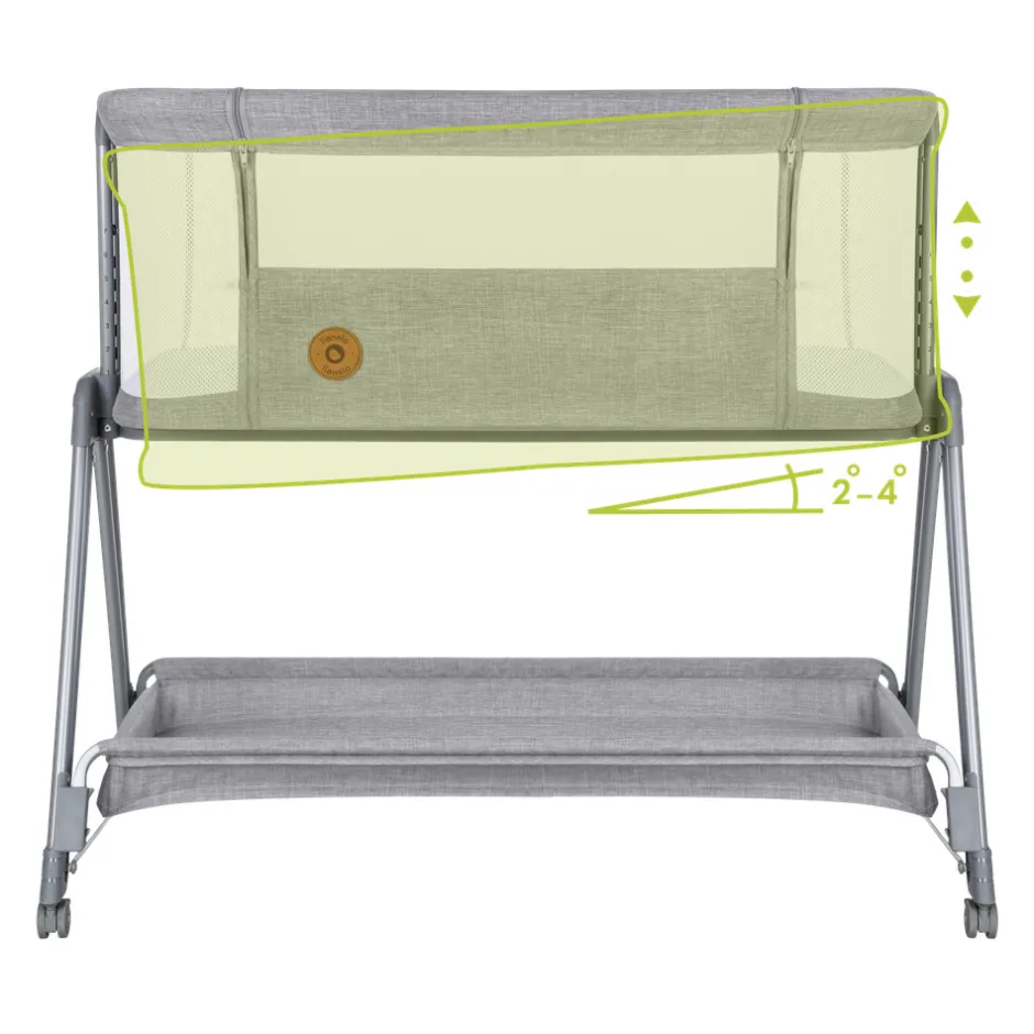 New Luna vugge - grå Børn Side By Side Senge