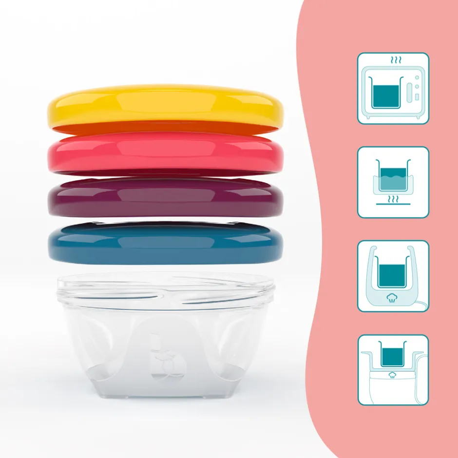 Online Madbøtter - 120ml Madopbevaring