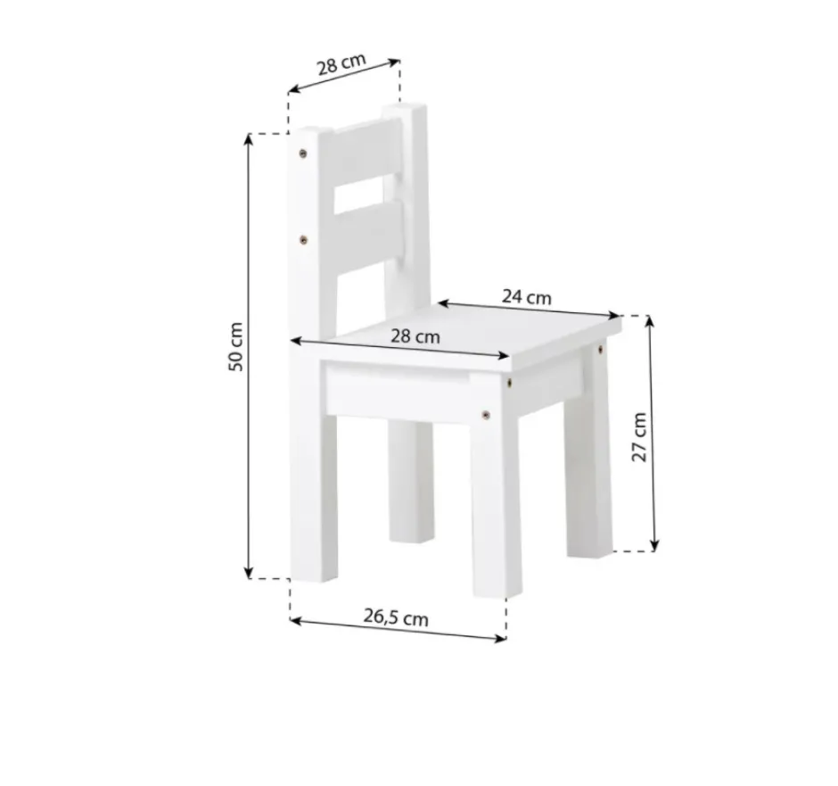 Discount Mads Børnestol - dove grey Børn Børneborde & Stole