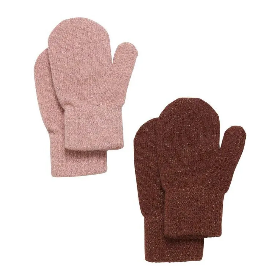 New Magic glitter vanter 2-pak - 454 Luffer & Vanter|Uldhuer, Uldvanter & Uldfutter