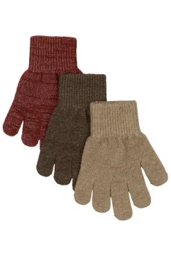 Hot Magic handsker 3 pak med lurex - Doeskin Luffer & Vanter