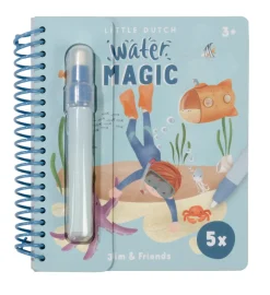 Magisk vandmalebog - Jim & Friends Aktivitets- & Malebøger