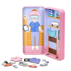 Clearance Magnetisk rejsesæt - Sundhedsarbejder Magnetlegesæt