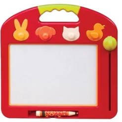 Online Magnetisk Tegnetavle - Rød Magnetlegesæt