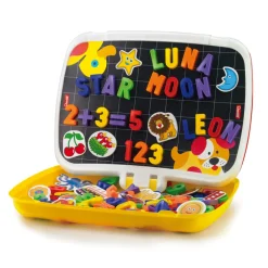 Online Magnetiske bogstaver og tal - Sæt med tavle Magnetlegesæt