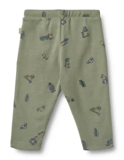 Discount Manfred Jersey Bukser - Dusty green cars Bukser