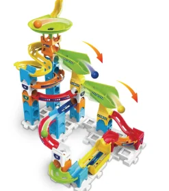 Outlet Marble Rush Double Drop Set, 47 Pcs Kuglebaner