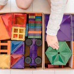 Online Mega Pack - magnetsæt 212 dele - rainbow Magnetlegesæt