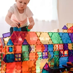 Online Mega Pack - magnetsæt 212 dele - rainbow Magnetlegesæt