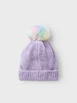 Sale Metea strikket beanie - PASTELLILA Elefanthuer & Huer