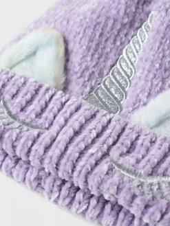 Sale Metea strikket beanie - PASTELLILA Elefanthuer & Huer