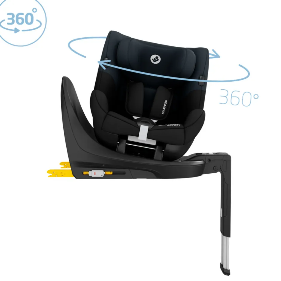 Online Mica 360 S - tonal black Autostole 61-105 Cm (3 Mdr.-4 År)