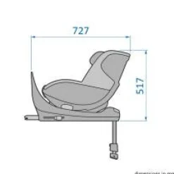 Sale Mica Pro Eco i-Size inkl. babyindsats - authentic black Autostole Med Integreret Baser|Autostole 40-125 Cm (0-6 År)