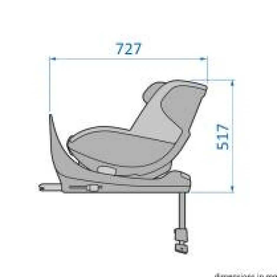 Sale Mica Pro Eco i-Size inkl. babyindsats - authentic black Autostole Med Integreret Baser|Autostole 40-125 Cm (0-6 År)