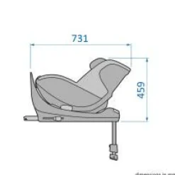 Sale Mica Pro Eco i-Size inkl. babyindsats - authentic black Autostole Med Integreret Baser|Autostole 40-125 Cm (0-6 År)