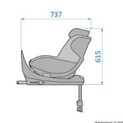 Sale Mica Pro Eco i-Size inkl. babyindsats - authentic black Autostole Med Integreret Baser|Autostole 40-125 Cm (0-6 År)