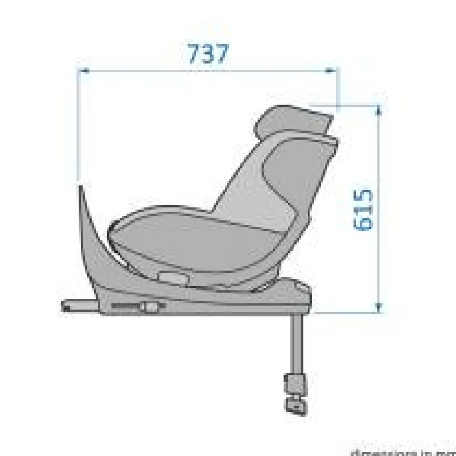 Sale Mica Pro Eco i-Size inkl. babyindsats - authentic black Autostole Med Integreret Baser|Autostole 40-125 Cm (0-6 År)