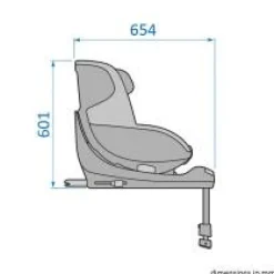 Sale Mica Pro Eco i-Size inkl. babyindsats - authentic black Autostole Med Integreret Baser|Autostole 40-125 Cm (0-6 År)