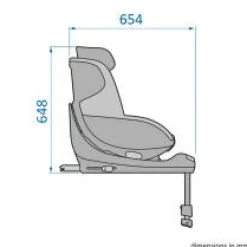 Sale Mica Pro Eco i-Size inkl. babyindsats - authentic black Autostole Med Integreret Baser|Autostole 40-125 Cm (0-6 År)