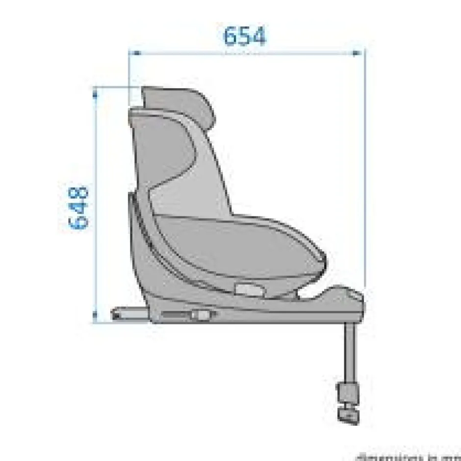 Sale Mica Pro Eco i-Size inkl. babyindsats - authentic black Autostole Med Integreret Baser|Autostole 40-125 Cm (0-6 År)