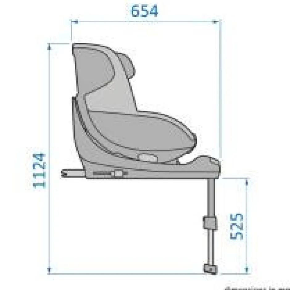 Sale Mica Pro Eco i-Size inkl. babyindsats - authentic black Autostole Med Integreret Baser|Autostole 40-125 Cm (0-6 År)