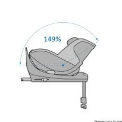 Sale Mica Pro Eco i-Size inkl. babyindsats - authentic black Autostole Med Integreret Baser|Autostole 40-125 Cm (0-6 År)