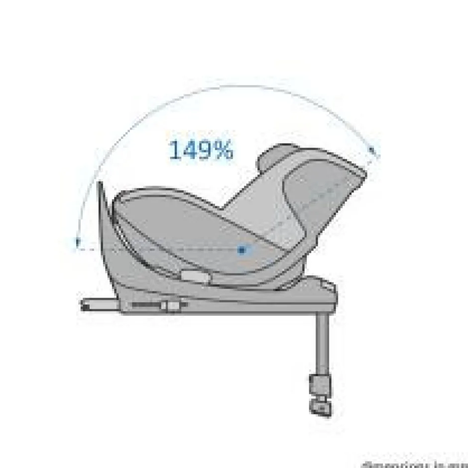 Sale Mica Pro Eco i-Size inkl. babyindsats - authentic black Autostole Med Integreret Baser|Autostole 40-125 Cm (0-6 År)