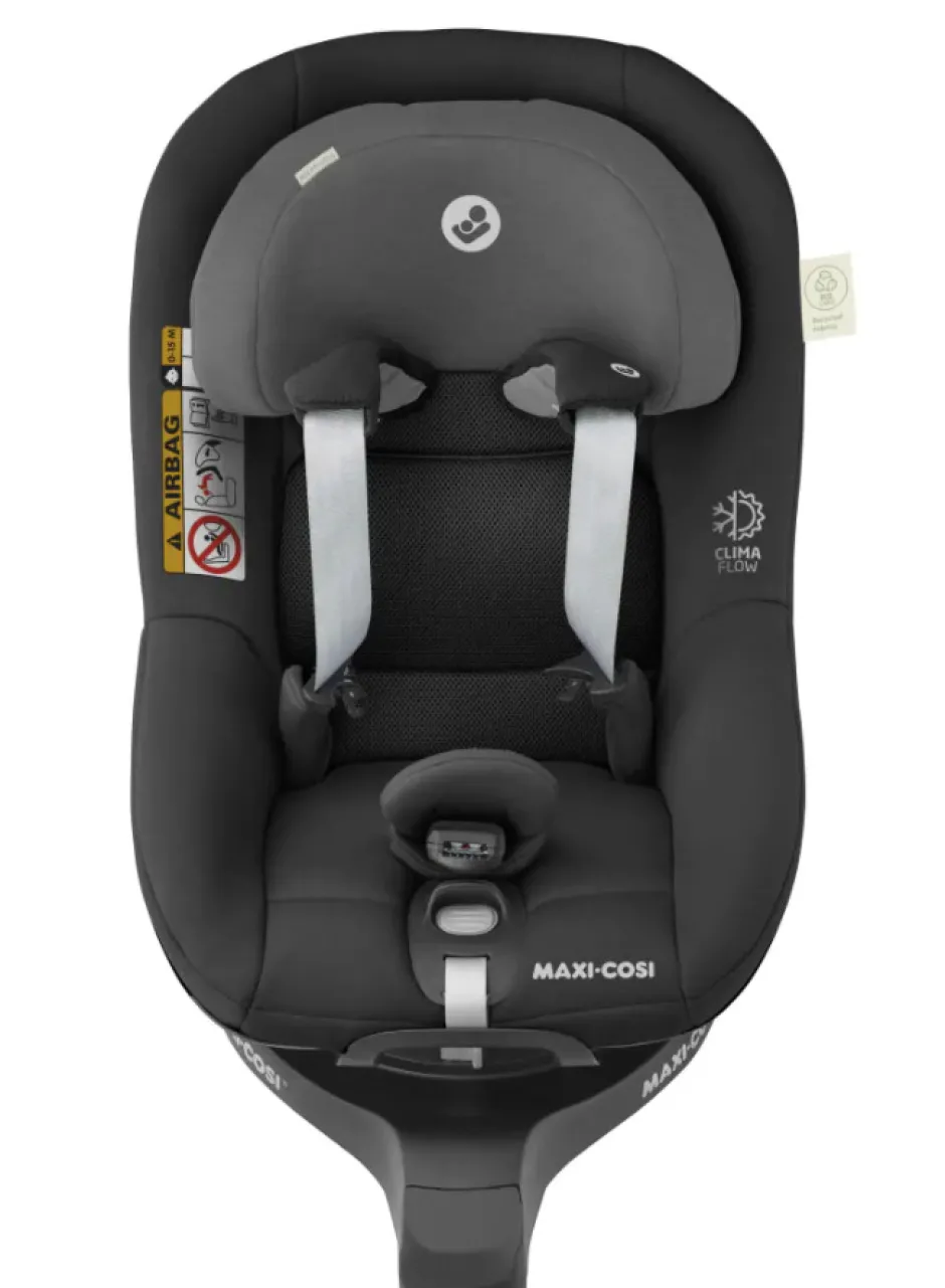 Sale Mica Pro Eco i-Size inkl. babyindsats - authentic black Autostole Med Integreret Baser|Autostole 40-125 Cm (0-6 År)