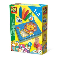 Best Min første - Farvekridt og dyrekort Kreasæt