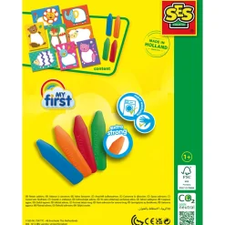 Best Min første - Farvekridt og dyrekort Kreasæt