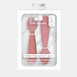 Online Mini bestiksæt - støvet rosa Bestik
