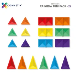 Online Mini Pack - magnetsæt 24 dele - rainbow Magnetlegesæt