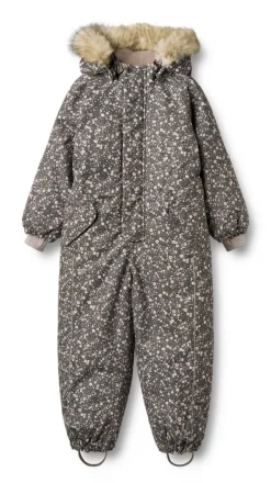 Clearance Moe Flyverdragt - Black sea open flowers Flyverdragter