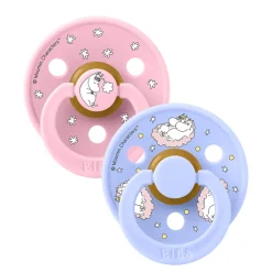 Outlet Moomins Colour Sut 2pk Latex Str 1 - Baby Pink Sutter