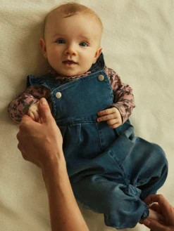 Naja Denim Buksedragt - Dark Denim Smækbukser & Buksedragter