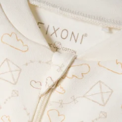 Sale Natdragt med lynlås og fod - Marshmallow Natdragter|Heldragter M. Fod