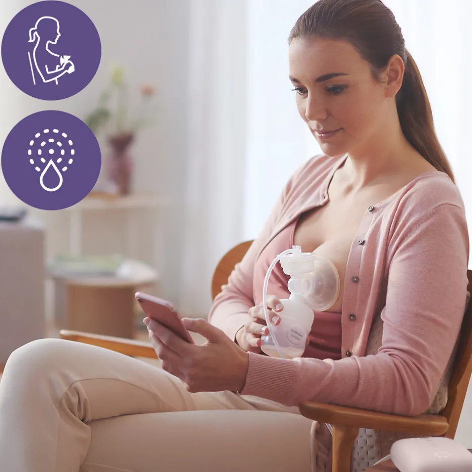 Hot Natural Motion, dobbelt elektrisk brystpumpe Brystpumper