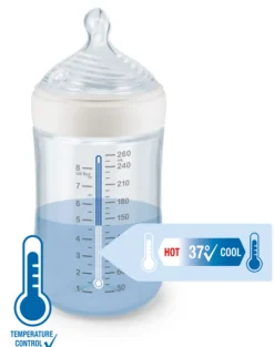 Hot Nature Bottle Silicon 150ml Creme Sutteflasker